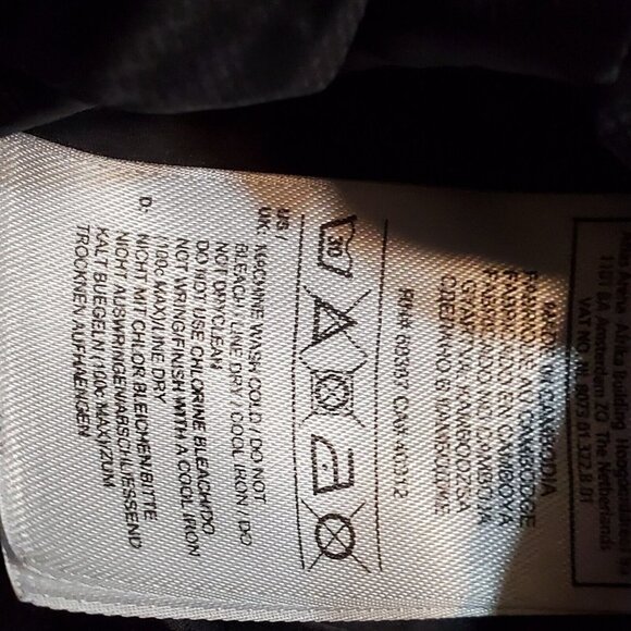 Adidas ClimaProof Wind Jacket Womens Medium Black Full Zip Golf Windbreaker - Picture 9 of 10